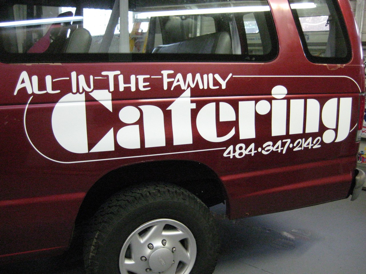 All In The Family Catering Van