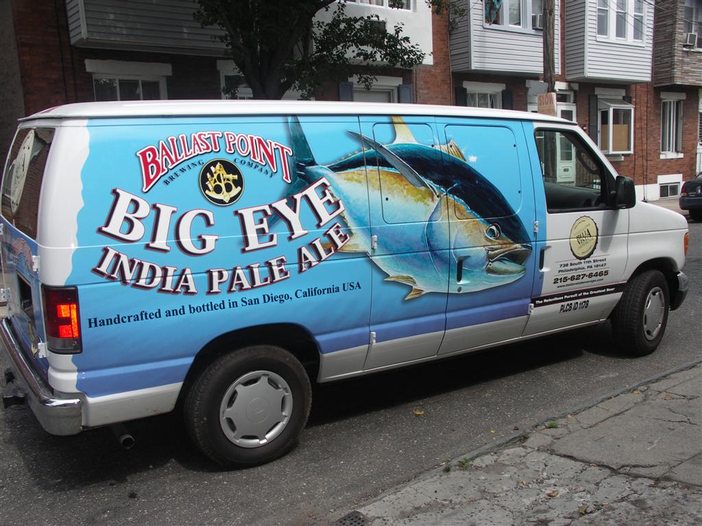 Ballast Point Brewing Van