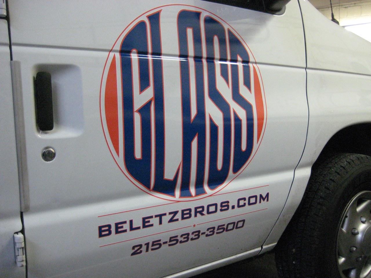 Beletz Bros Glass Van Logo