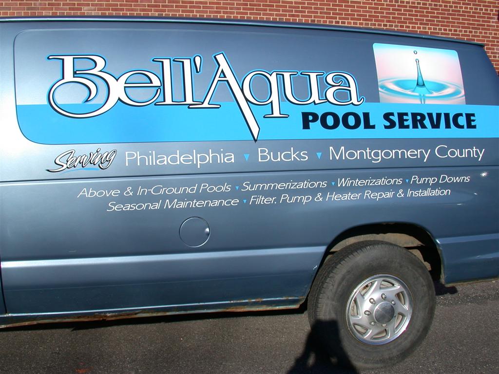 BellAqua Pool Service Van