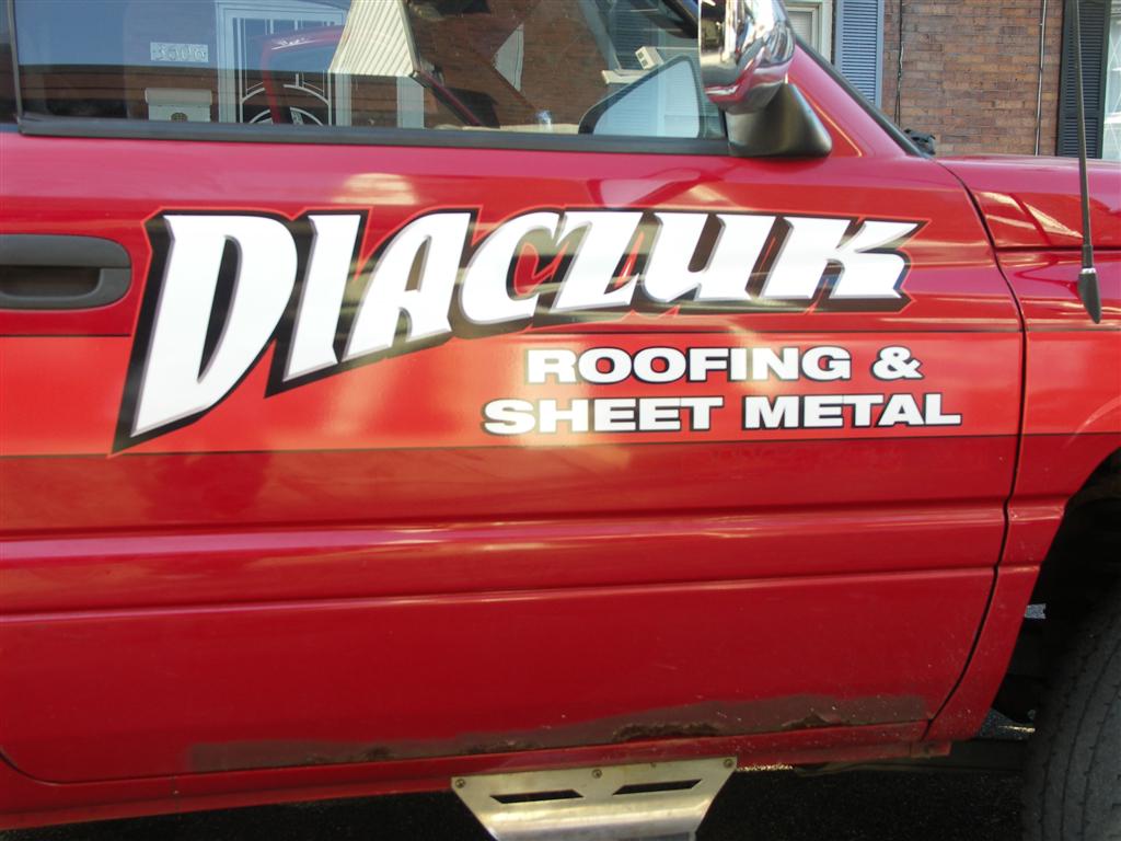 Diaczuk Roofing And Sheet Metal Pickup Truck