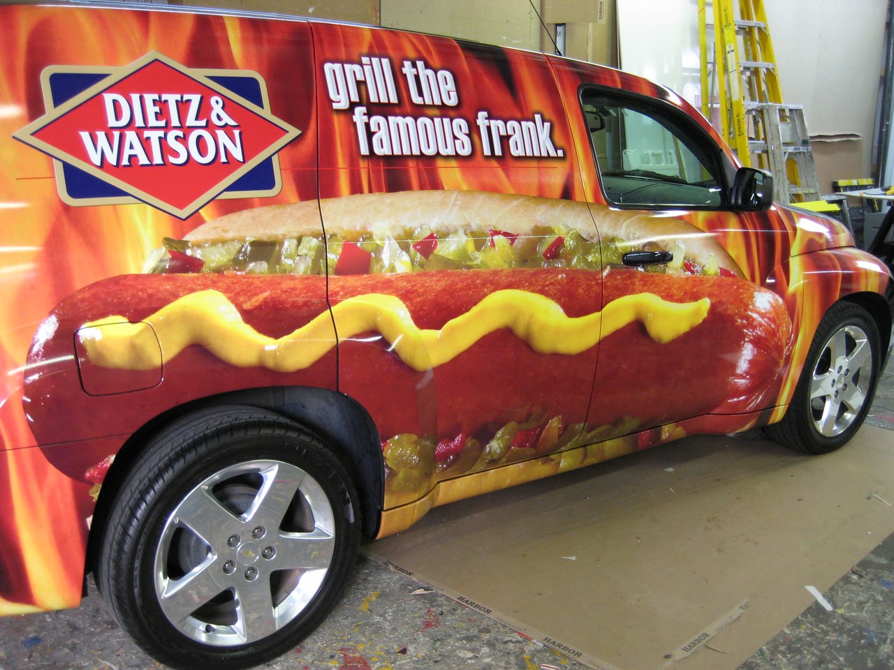 Dietz And Watson Car Wrap