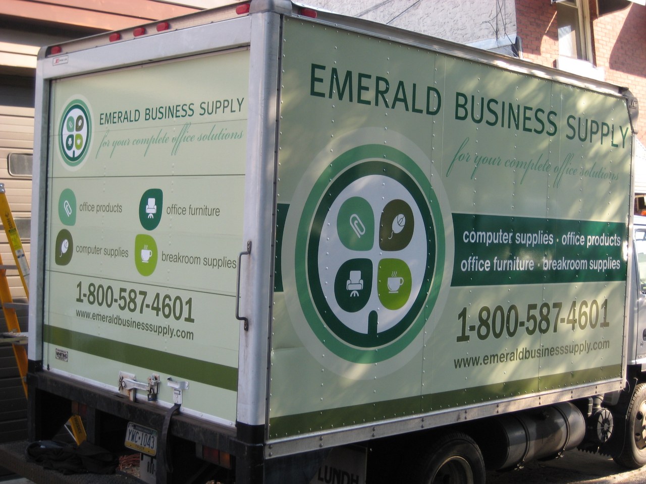 Emerald Business Supply Box Truck