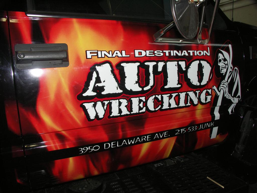 Final Destination Auto Wrecking Truck