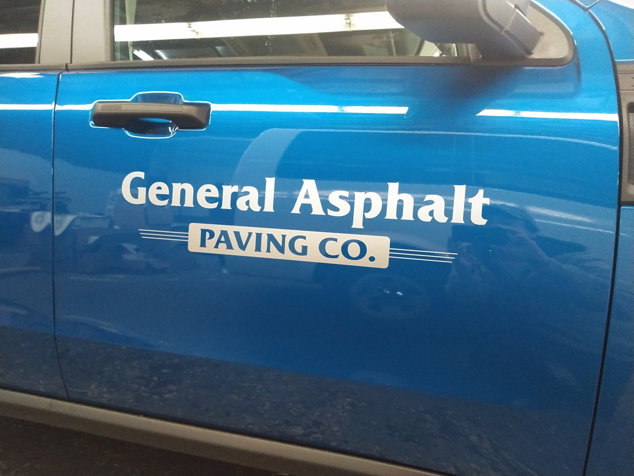 General Asphalt Paving Co Truck Door