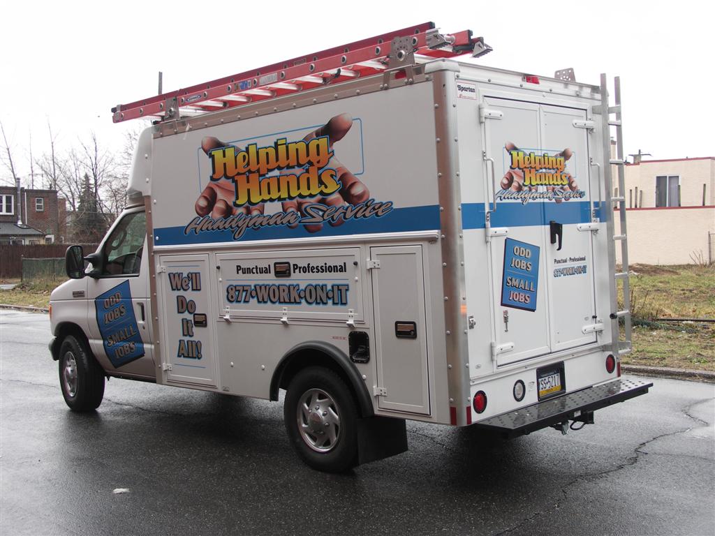 Helping Hands Handyman Service Utility Truck