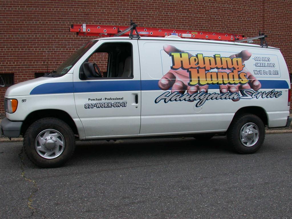 Helping Hands Handyman Service Van