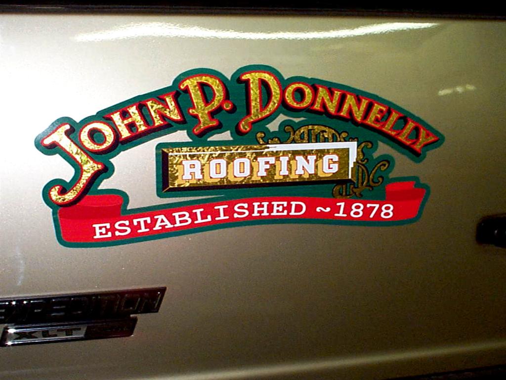 John P Donnelly Roofing SUV