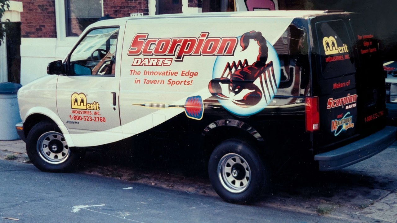 Merit Industries Scorpion Darts Van