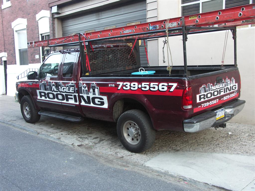 Nagle Roofing Pickup Truck