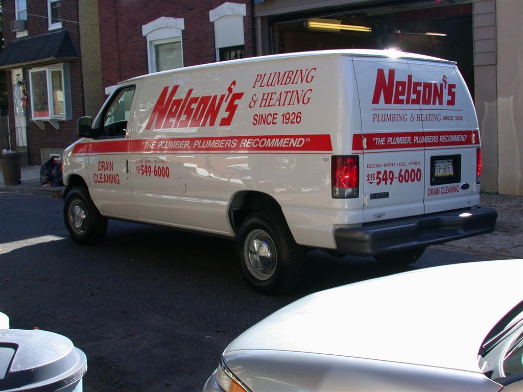 Nelsons Plumbing And Heating Van