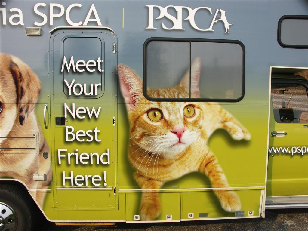 PSPCA Mobile Adoption Center RV Rear