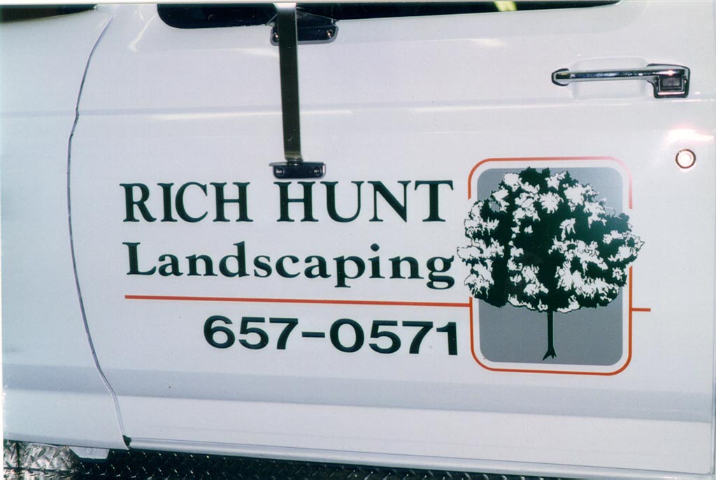 Rich Hunt Landscaping Pickup Truck