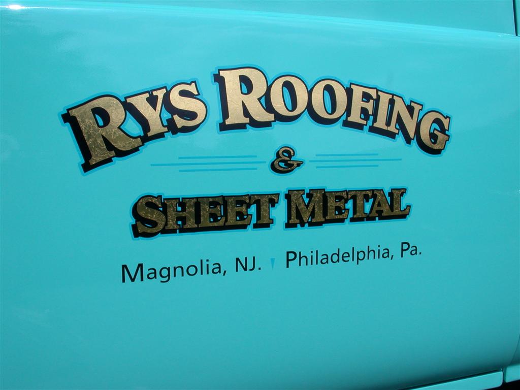 Rys Roofing And Sheet Metal Truck