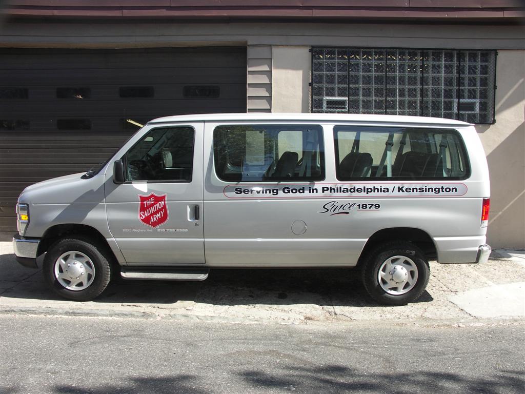 Salvation Army Passenger Van