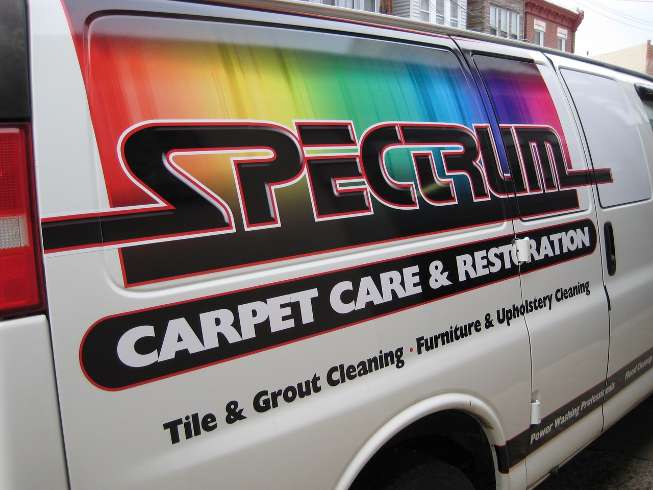 Spectrum Carpet Care Van