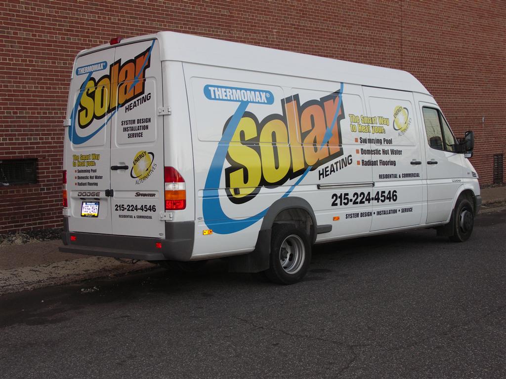 Thermomax Solar Heating Sprinter Van