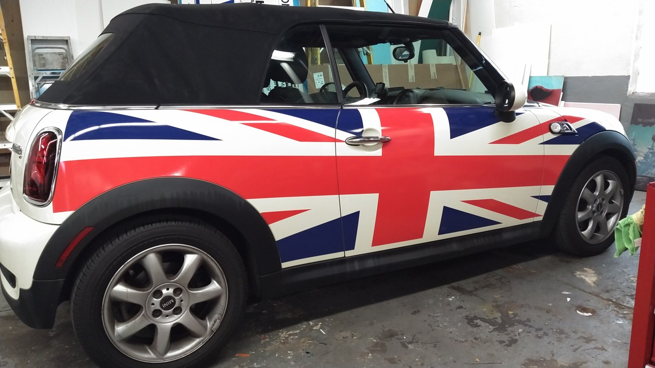 q500 Mini Cooper British Flag